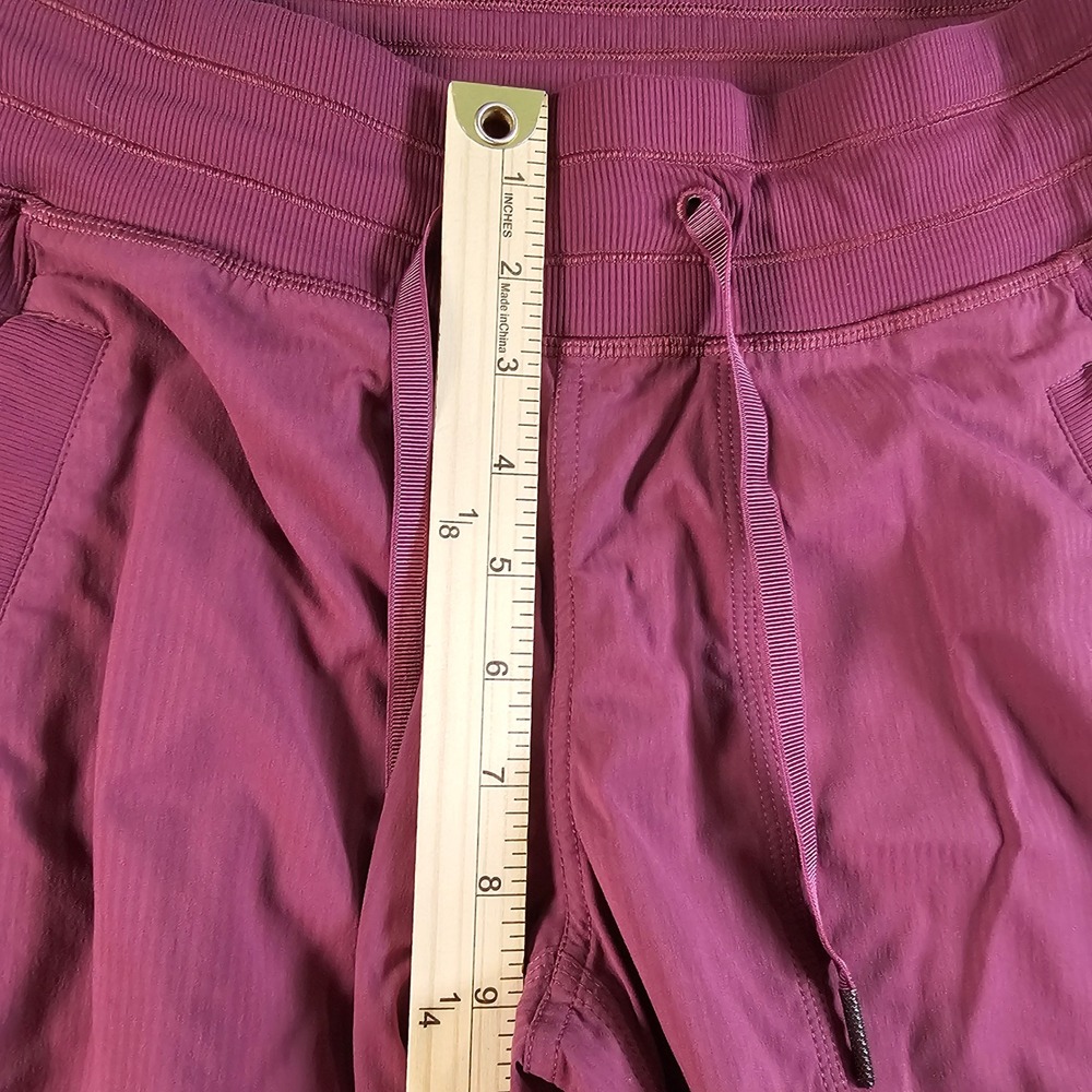 Lululemon Beyond the Studio Pant Berry Burgundy Size 4 Mid Rise Joggers - Picture 6 of 7